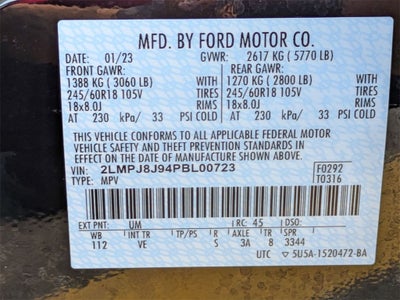 2023 Lincoln Nautilus Standard