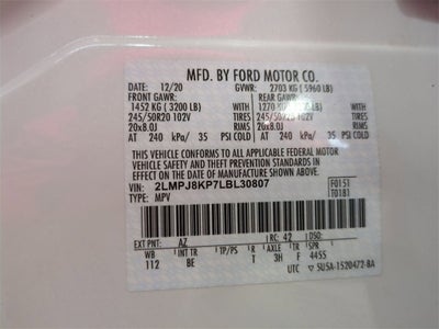 2020 Lincoln Nautilus Reserve