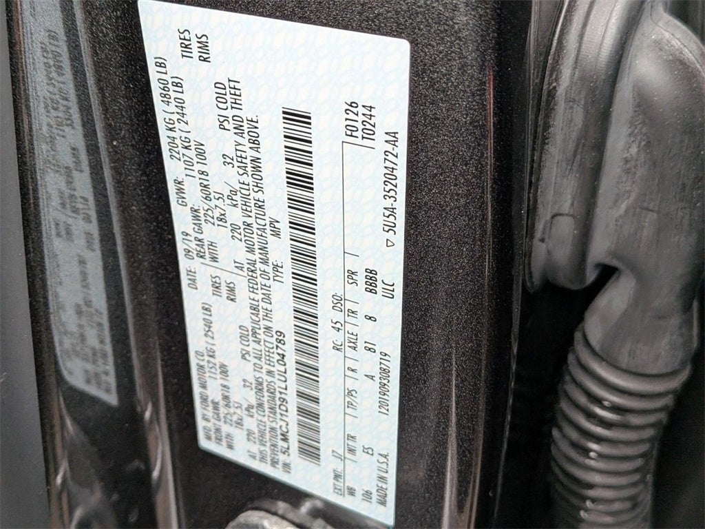 2020 Lincoln Corsair Standard