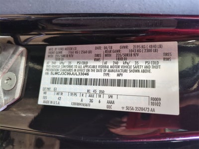 2018 Lincoln MKC Reserve