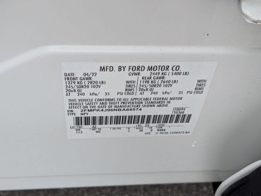 2022 Ford Edge ST Line