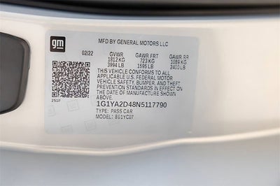 2022 Chevrolet Corvette Stingray 1LT