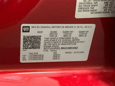 2022 GMC Sierra 1500 AT4X