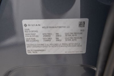 2023 Rivian R1T Adventure