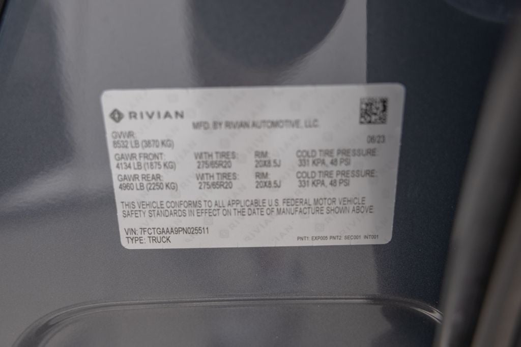 2023 Rivian R1T Adventure