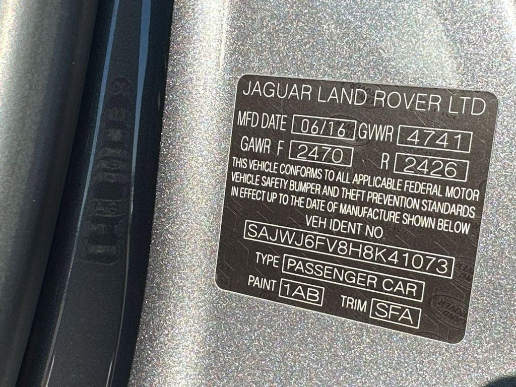 2017 Jaguar F-TYPE S