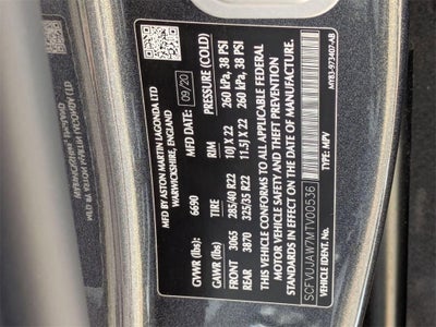 2021 Aston Martin DBX Base