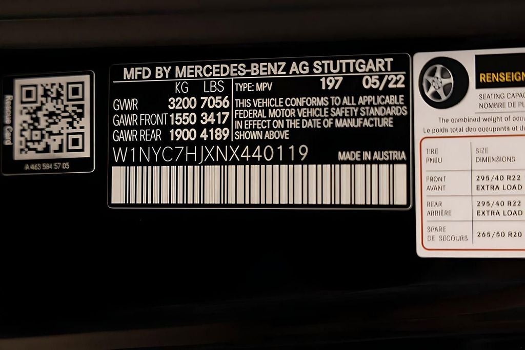 2022 Mercedes-Benz G-Class G 63 AMG® 4MATIC®