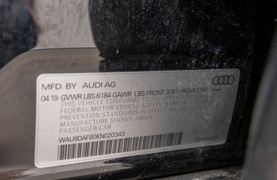 2019 Audi A8 L 55 quattro