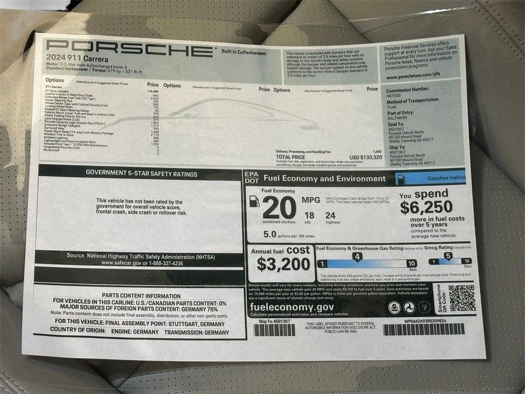 2024 Porsche 911 Carrera