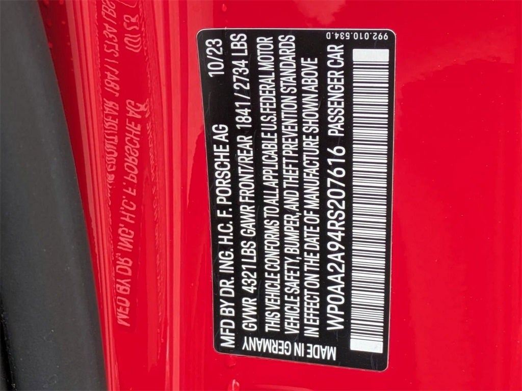 2024 Porsche 911 Carrera