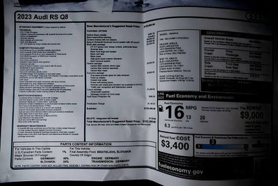 2023 Audi RS Q8 4.0T quattro