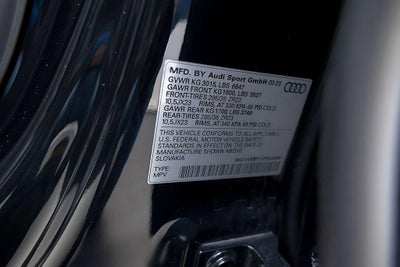 2023 Audi RS Q8 4.0T quattro