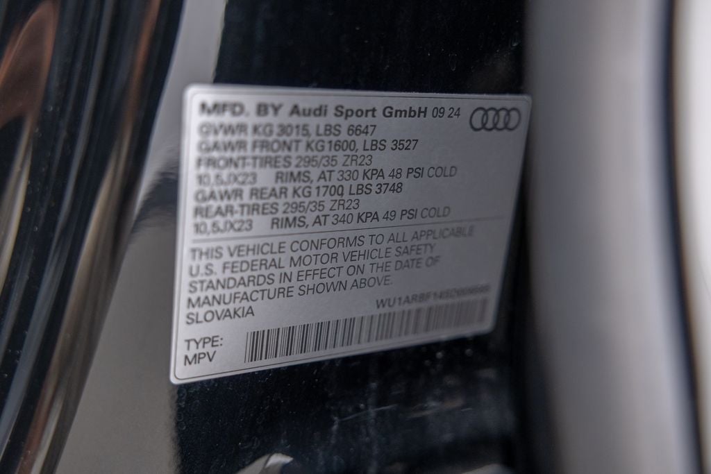 2025 Audi RS Q8 performance 4.0T quattro