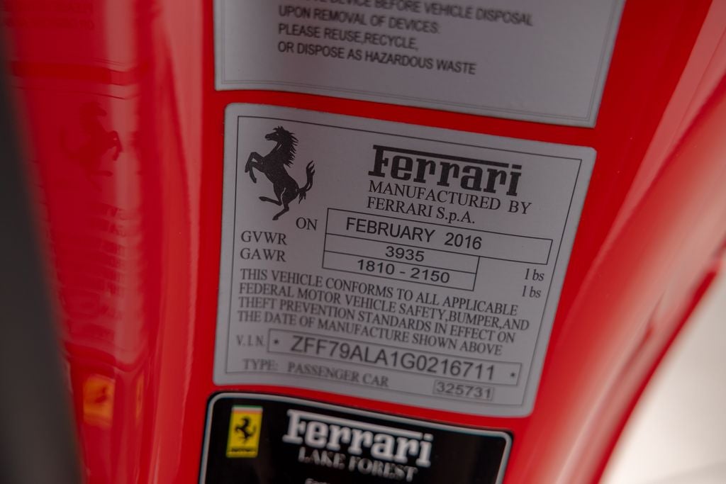 2016 Ferrari 488 GTB Base